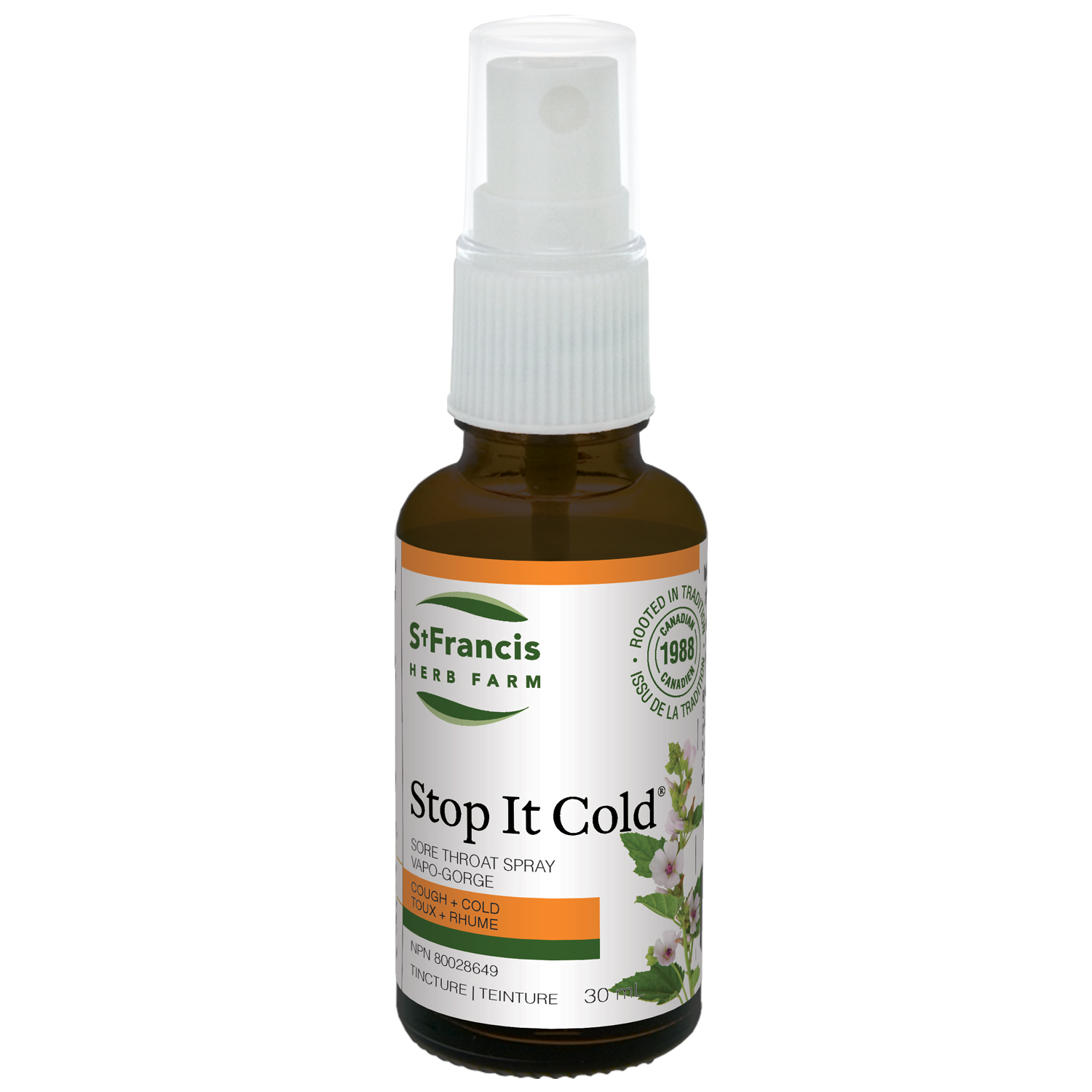 Stop It Cold® (Throat Spray) - By St. Francis Herb Farm