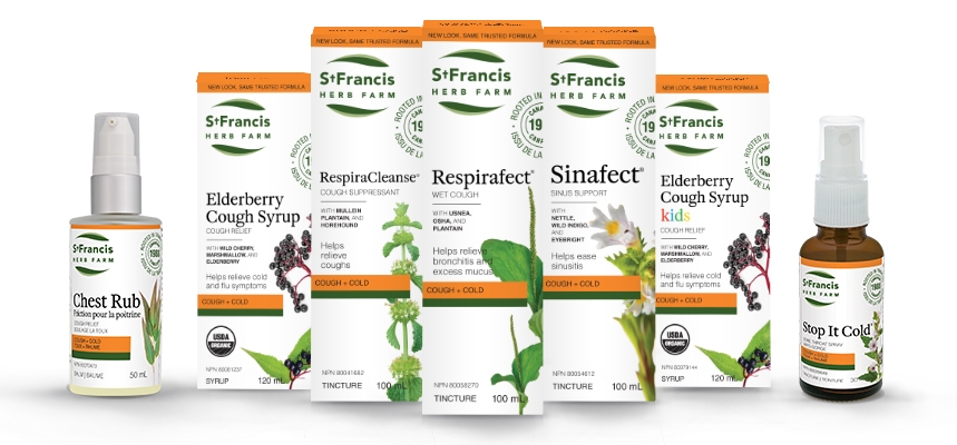 St Francis Herb Farm Cold & Flu Products