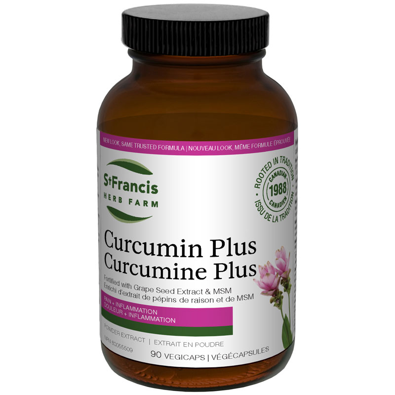 Curcumin Plus Capsules by St Francis Herb Farm
