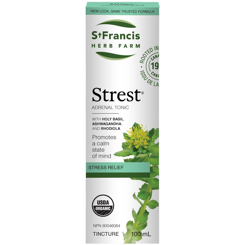 Strest Tincture - Stress Relief by St Francis Herb Farm