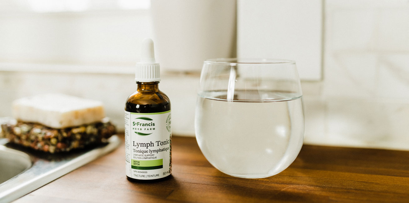 Lymph Tonic with water