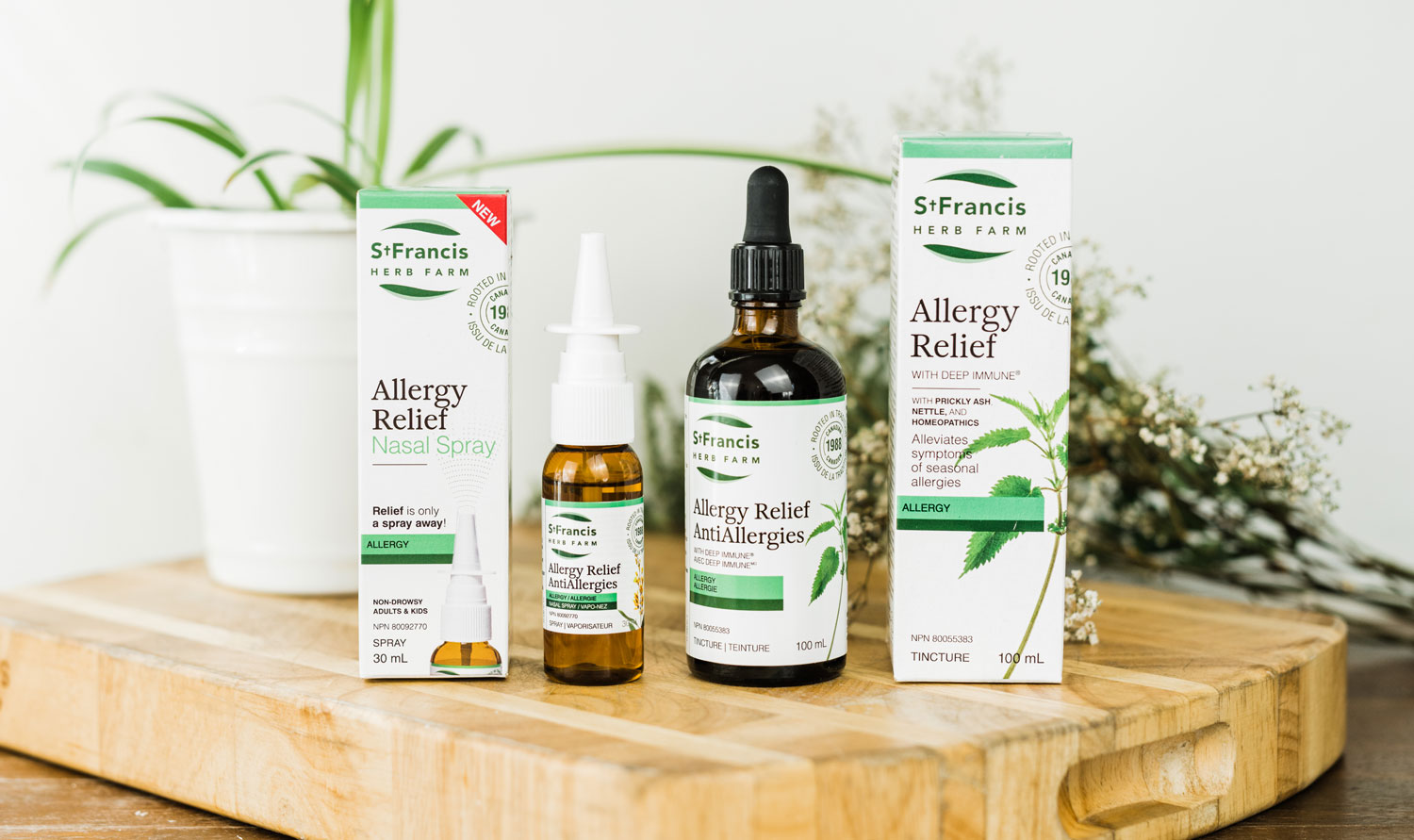 Allergy Relief with Deep Immune and Allergy Relief Nasal Spray