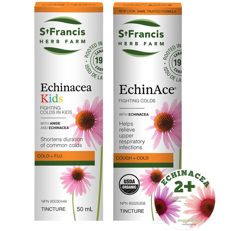Echinacea 2+ for Kids and EchinAce 2+ for Adults