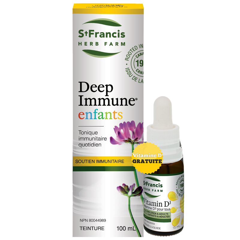 Deep Immune Enfants 100ml + Vitamine D 15ml gratuit