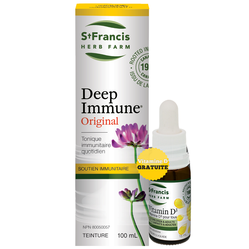 Deep Immune 100ml + Vitamine D 15ml gratuit