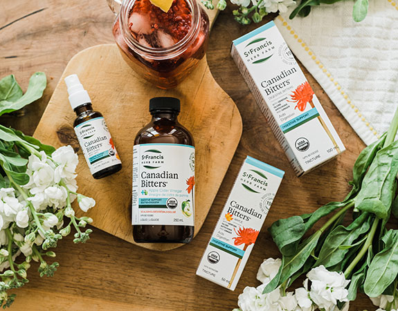 Digestive support with Canadian Bitters formulas