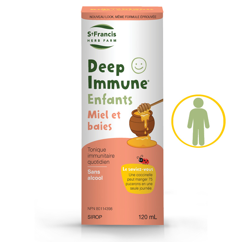 Deep Immune enfants miel et baies